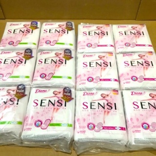 bịch 6 gói băng vệ sinh sensi 8 miếng có cánh/ không cánh