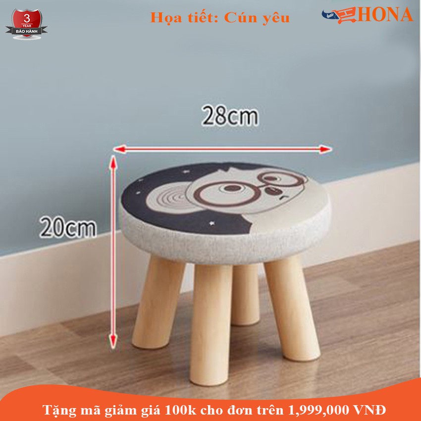 GHẾ MiNi Nhiều Họa Tiết-GHẾ Bệt Tròn Hình Ngộ Nghĩnh