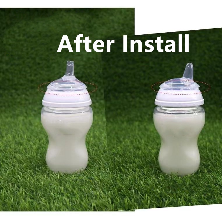 TOMMEE TIPPEE Ống Hút Thủy Tinh PP Đường Kính Rộng 6cm Kèm Ống Hút Cho Bé