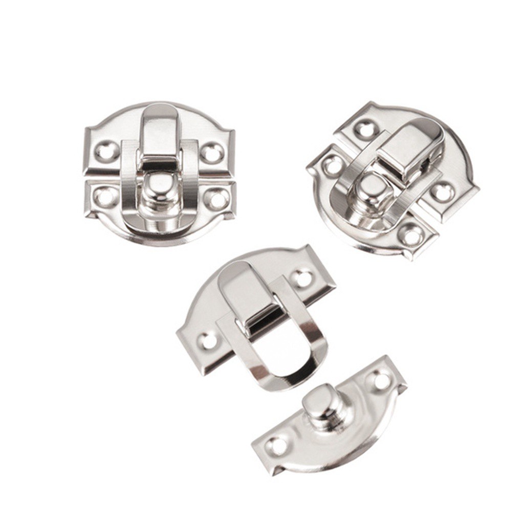 Set 10 Ổ Khóa Hộp Gỗ Bằng Kim Loại Phong Cách Vintage