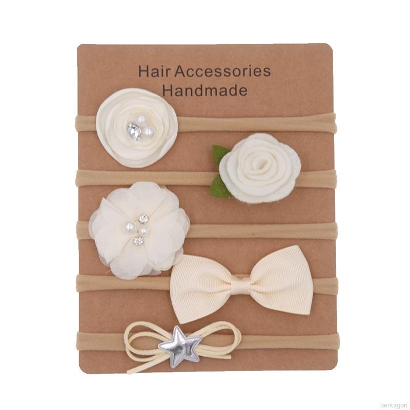 Set 5 Băng Đô Nơ Xinh Xắn Dành Cho Bé Gái