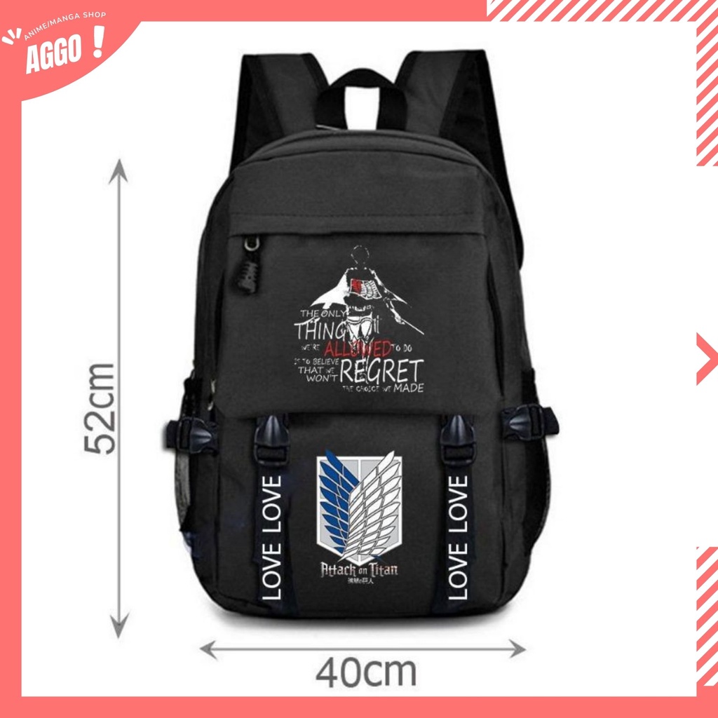 Balo Đi Học Anime Attack On Titan  Cực HOT