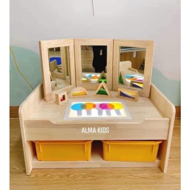 Mica Phối Màu Thẻ Pha Màu Mica Màu Đồ Chơi Phối Màu Cho Bé