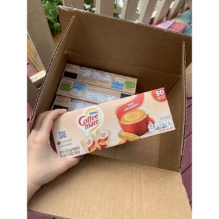 10 gói Coffee mate kem sữa ít béo không đường pha cacao, trà sữa dùng cho người ăn kiêng (Hàng Mỹ)- Sức Khỏe Vàng
