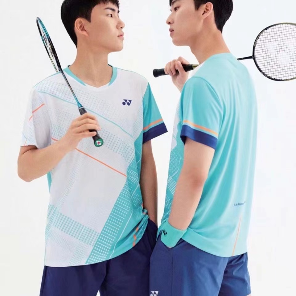 Bộ Đồ Thể Thao Cầu Lông Tay Ngắn Yonex Kiểu Hàn Quốc Cá Tính Cho Nam Và Nữ