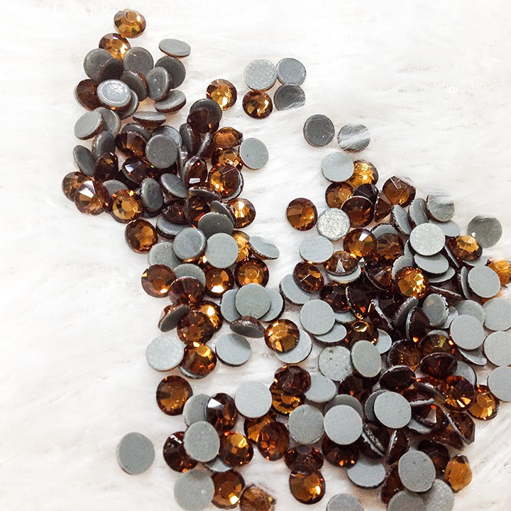 Đá xoàn ủi áo đính trang phục váy dài đầm size 5li hạt hong kong set 10 viên