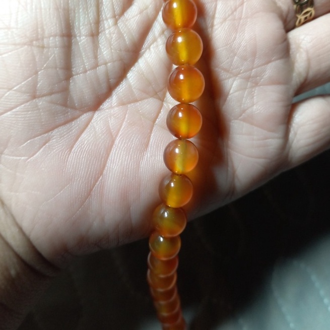 2 viên đá thiên nhiên nhiều màu size 8mm