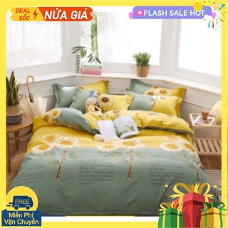 Xả kho Ga bọc đệm cotton poly 2mx2m2 doremon