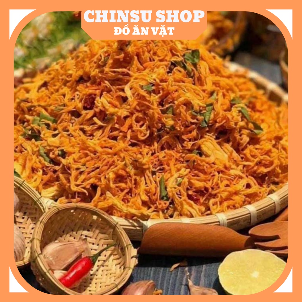 [Mã GROXUAN1 giảm 8% đơn 150K] Khô gà lá chanh300g CHINSU đồ ăn vặt HÀ NỘI gà khô lá chanh xé sợi-chinsushop