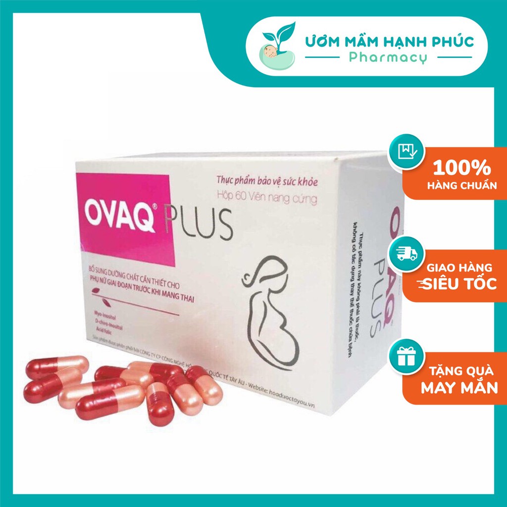 OvaQ Plus [chính hãng] bổ trứng, tăng thụ thai tự nhiên, hỗ trợ vô sinh hiếm muộn