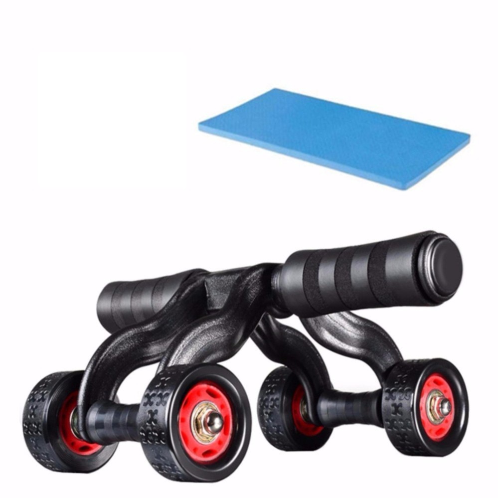 Con lăn 4 bánh tập cơ bụng (tặng thảm)