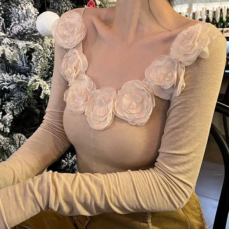 Áo Thun Nữ Dài Tay Thân Thiện Với Da Cao Cấp