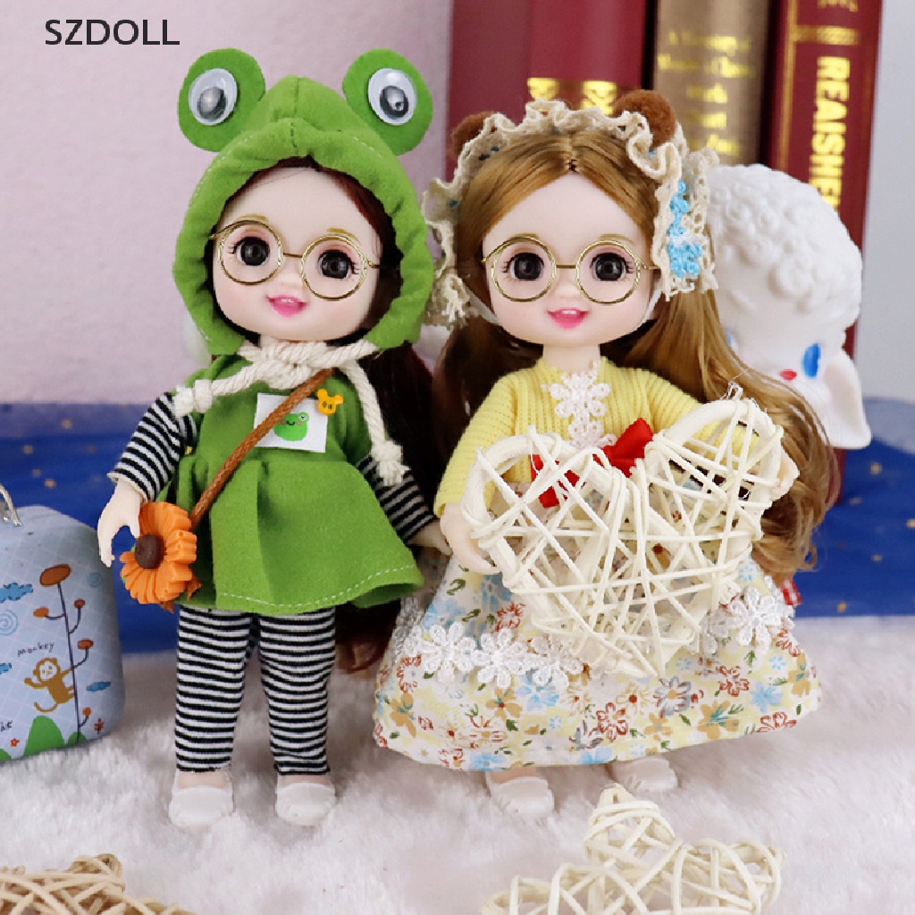 Đầm Búp Bê 16-18cm Cho Búp Bê Ob11