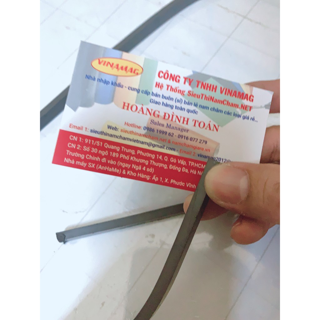 Nam châm dẻo 1m*1cm*5mm