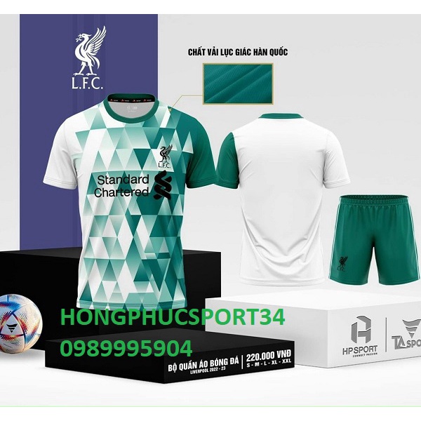 Áo bóng đá Liverpool màu xanh than mới