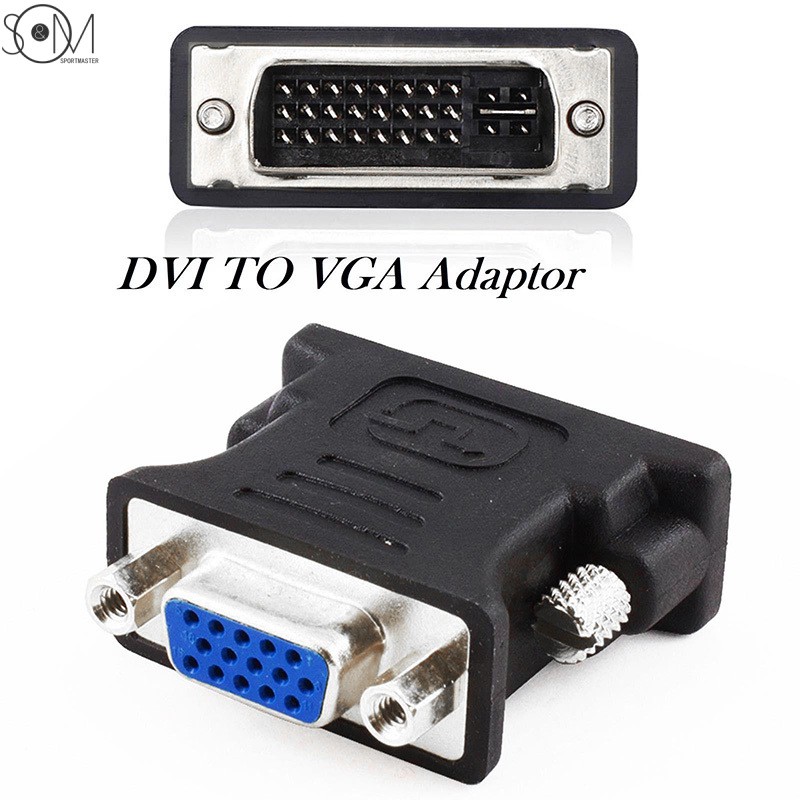 Đầu Chuyển Đổi 24 + 5pin Dvi Sang Vga Dvi-I Pc Tft