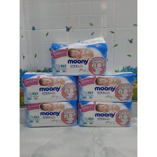 Tã dán moony 3s - bỉm dành cho trẻ sinh non - 30 miếng cân nặng bé từ 700g - 3kg