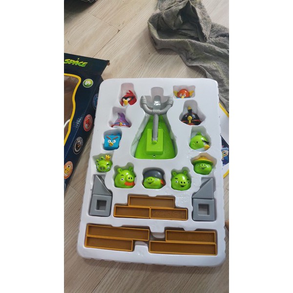 Hộp ná bắn chim Angry bird 1 ná + 11 con, 2288