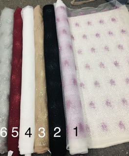 Vải lưới kim tuyến 502