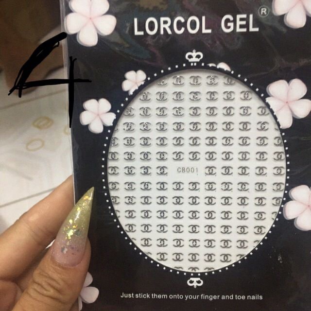 Sticker dán móng hình $$$$$$$