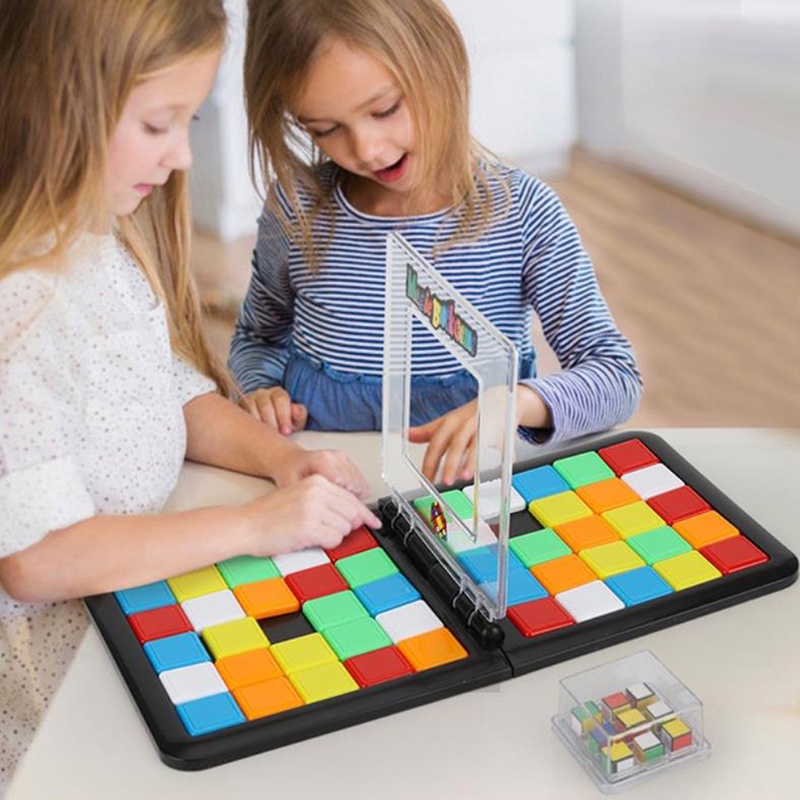 Trò chơi IQ Puzzle Cube 3D Puzzle Race Cube Board Blocks Trò chơi Trẻ em Người lớn Giáo dục Đồ chơi Cha mẹ-Trẻ em Tốc độ gấp đôi Trò chơi Magic Cubes