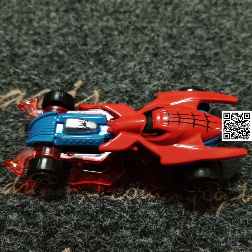 1817 Mô hình xe Spider Men siêu nhân nhện Infinity War Avengers Endgame bằng kim loại