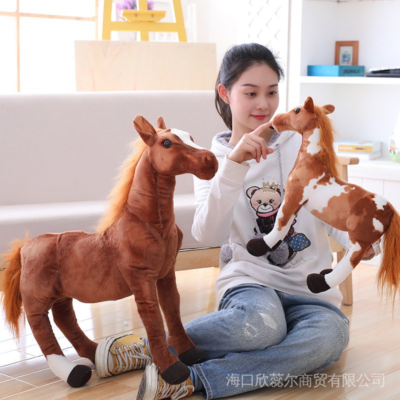Thú Nhồi Bông Hình Con Ngựa Pony Dễ Thương Làm Quà Tặng