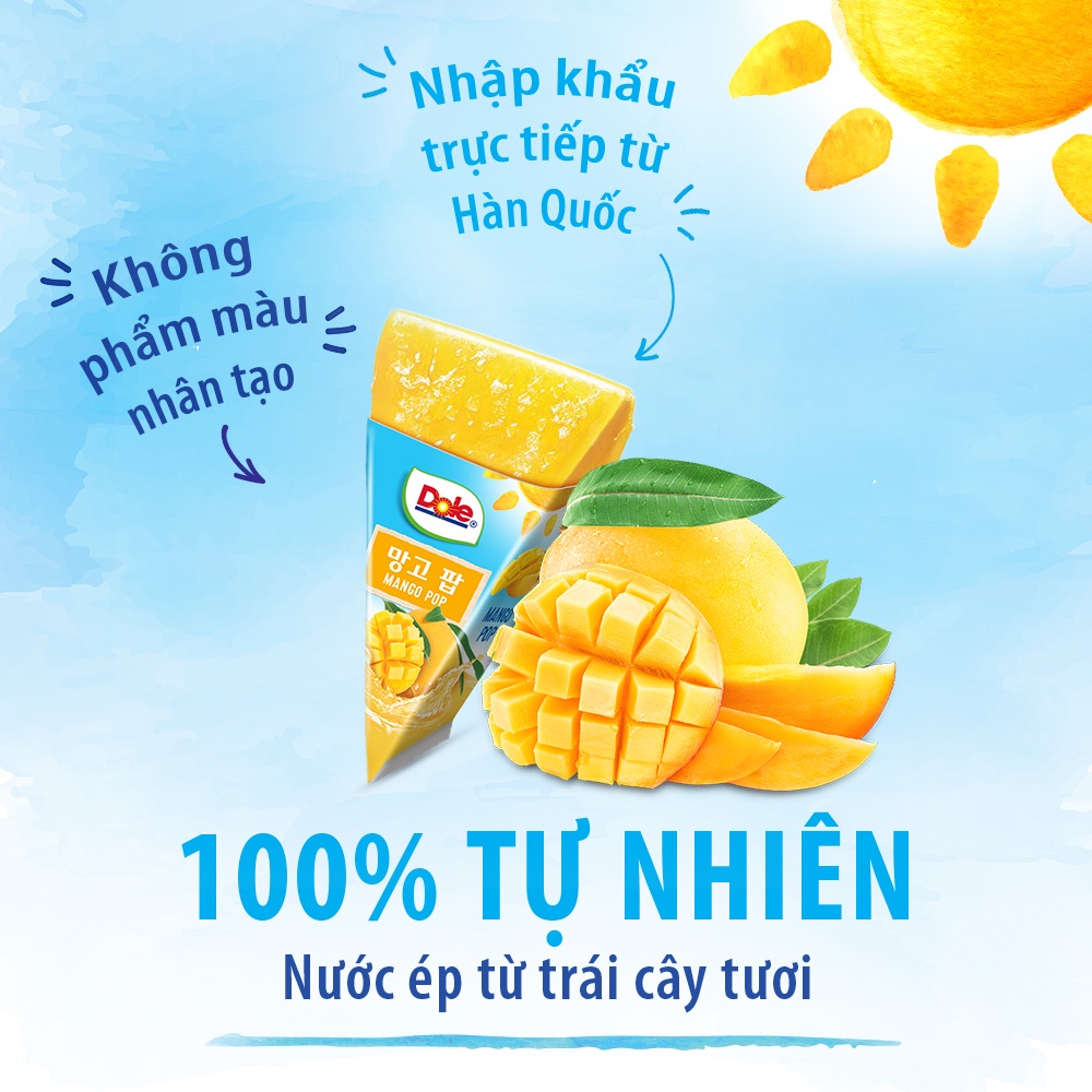 Nước Kem Tuyết Xoài Ép Dole (8 x 62ml)