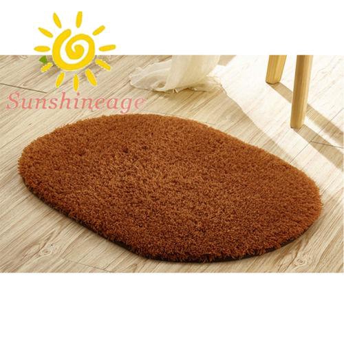 1 Thảm Lông Hình Oval Lót Sàn Phòng Tắm Phòng Ngủ Chống Trượt