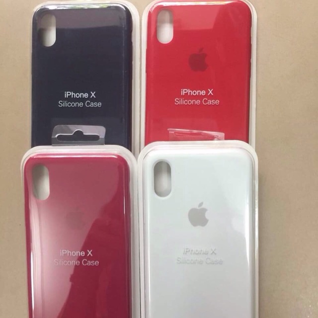 Ốp hãng silicon case iphone X