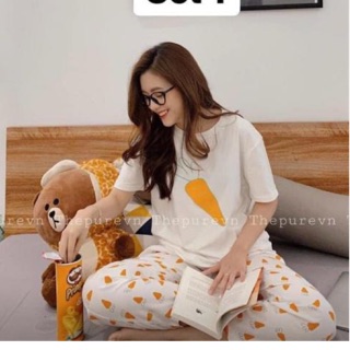 Bộ mặc nhà cotton