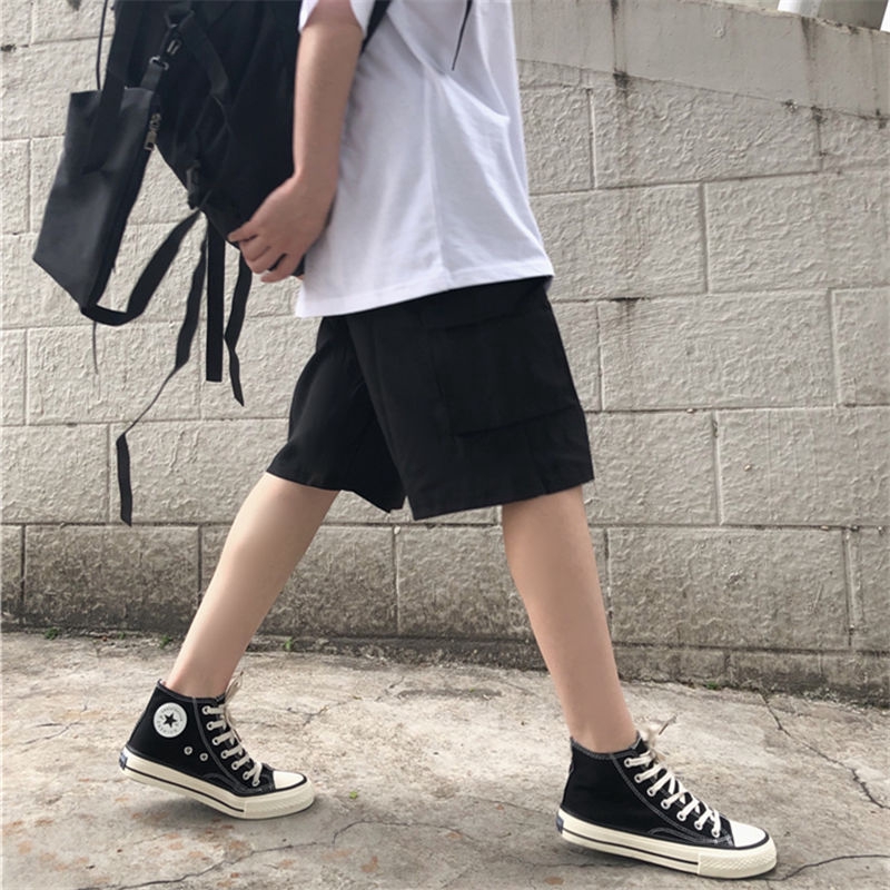 Quần Short Ống Rộng Có Túi Phong Cách Retro | BigBuy360 - bigbuy360.vn