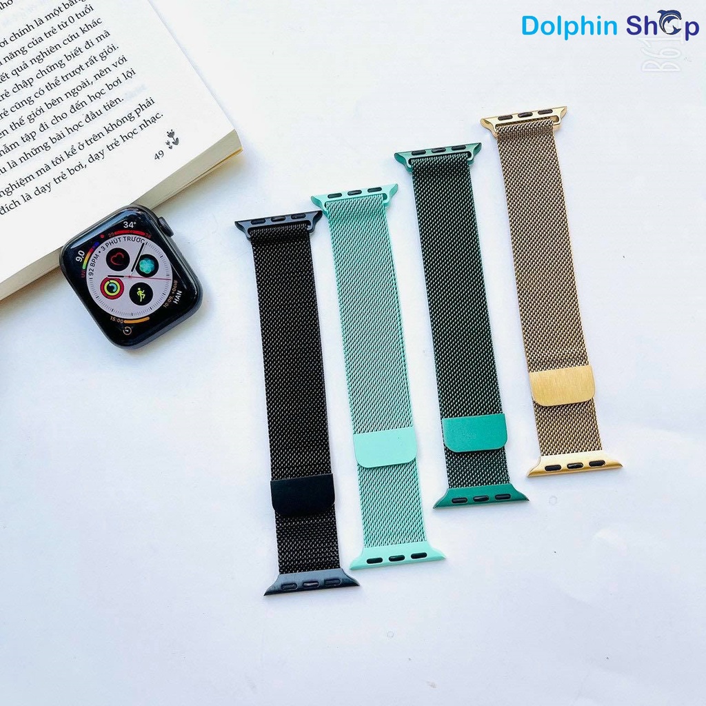 Dây Đeo Apple Watch Series 1/2/3/4/5/6 Bằng Thép Chống Gỉ