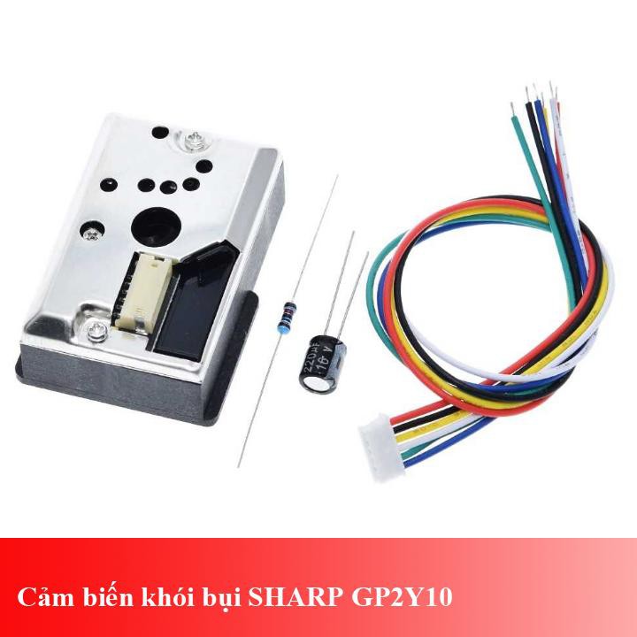 Cảm biến khói bụi Sharp GP2Y10 dùng thay thế trong máy lọc không khí