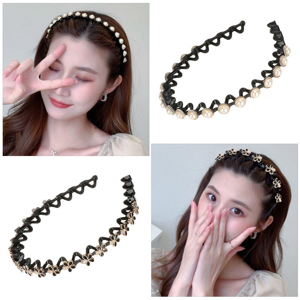 Băng Đô Cài Tóc Mái Lượn Sóng Thời Trang Dành Cho Nữ|Kẹp Tóc Tạo Kiểu Tiện Dụng Chất Lượng Cao