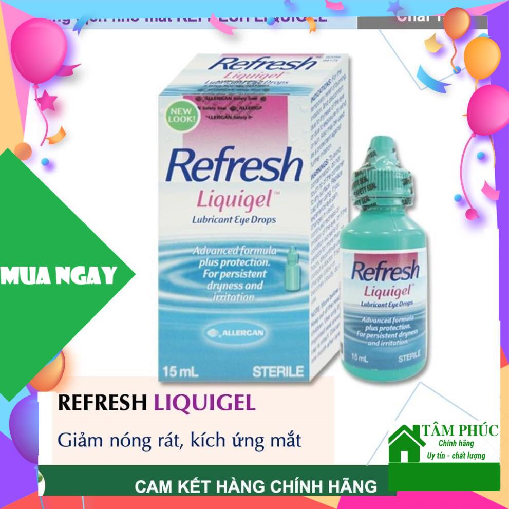 ✅ REFRESH LIQUIGEL - Nước mắt nhân tạo với công thức đậm đặc tối ưu [OPTIVE]