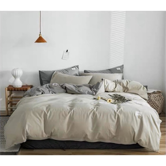 Bộ chăn ga cotton Tici cao cấp nhập khẩu Hàn Quốc đủ size đủ màu (không kèm ruột)