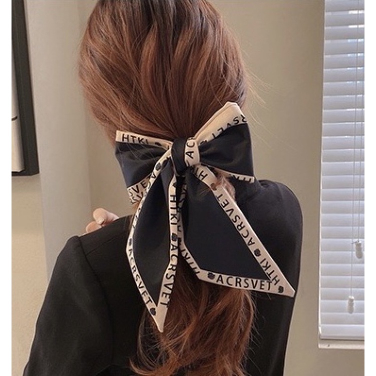 “ Siêu Hót “ Dây ruy băng vải cột tóc phong cách thời trang thanh lịch cho nữ