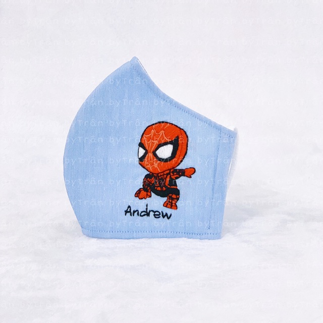 [Mã FAMAYFA2 giảm 10K đơn 50K] Khẩu trang thêu tay Spiderman - thêu tên riêng theo yêu cầu | BigBuy360 - bigbuy360.vn