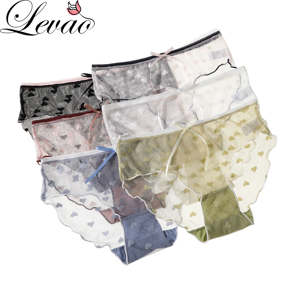 Quần Lót Levao Vải Ren Xuyên Thấu Quyến Rũ Dành Cho Phái Nữ