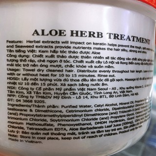 KEM Ủ Tóc ALOE HERB TREATMENT 1000ML