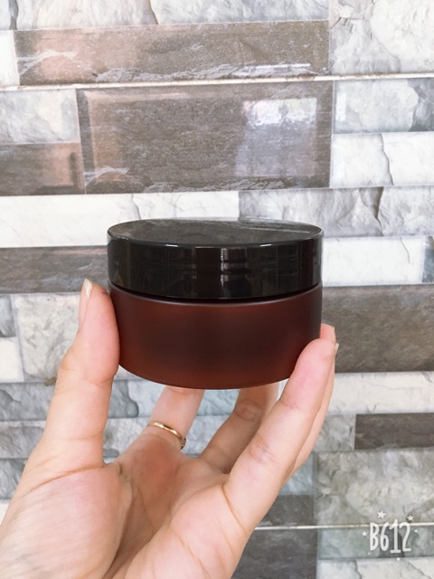 SET 5 Hũ nhựa nâu nắp đen 100g