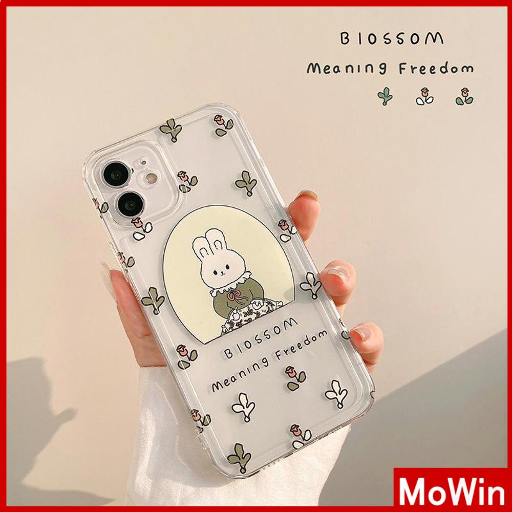 Ốp Điện Thoại Silicon Trong Suốt Viền Vuông Bảo Vệ Camera Chống Sốc Cho iPhone 13 Pro Max 12 Pro Max 11 7 Plus