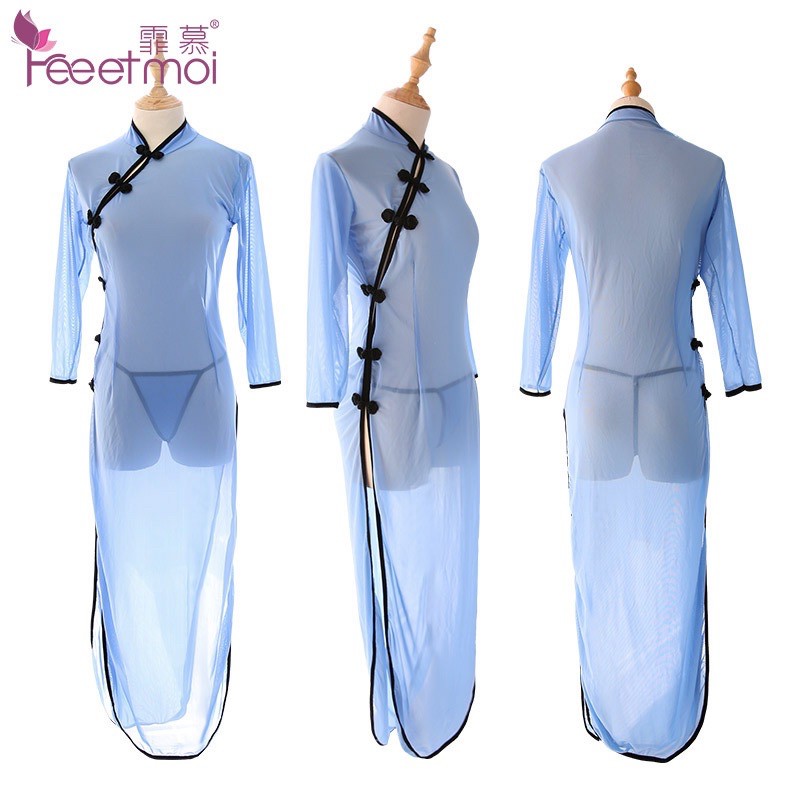 Sườn Xám Siêu Mỏng Sexy | Cosplay Nữ Sinh Trung Hoa | BigBuy360 - bigbuy360.vn