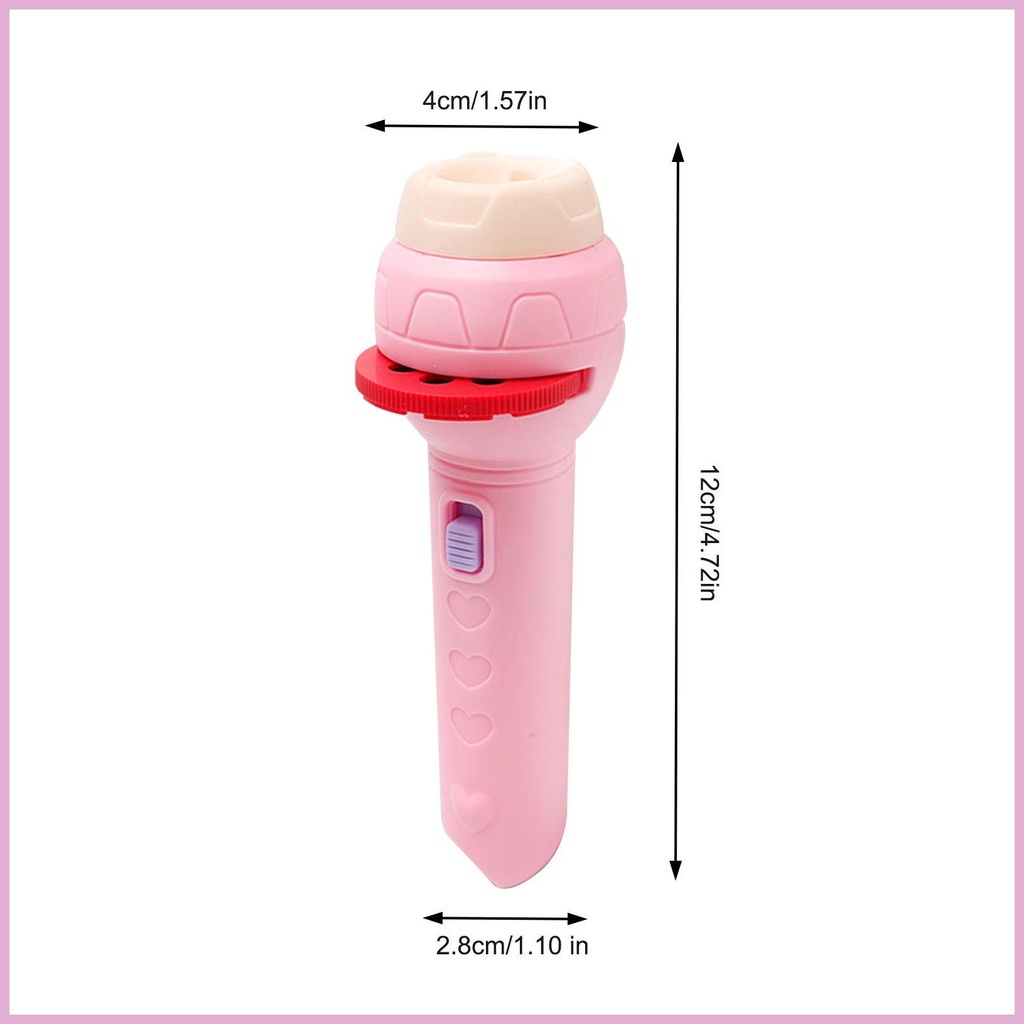 Đồ Chơi Đèn Pin Chiếu Hình Động Vật Trái Cây 56 Hình Cho Trẻ Em 4-8 Tuổi