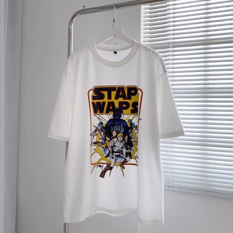 Áo thun tay lỡ unisex Homies in hình STAP