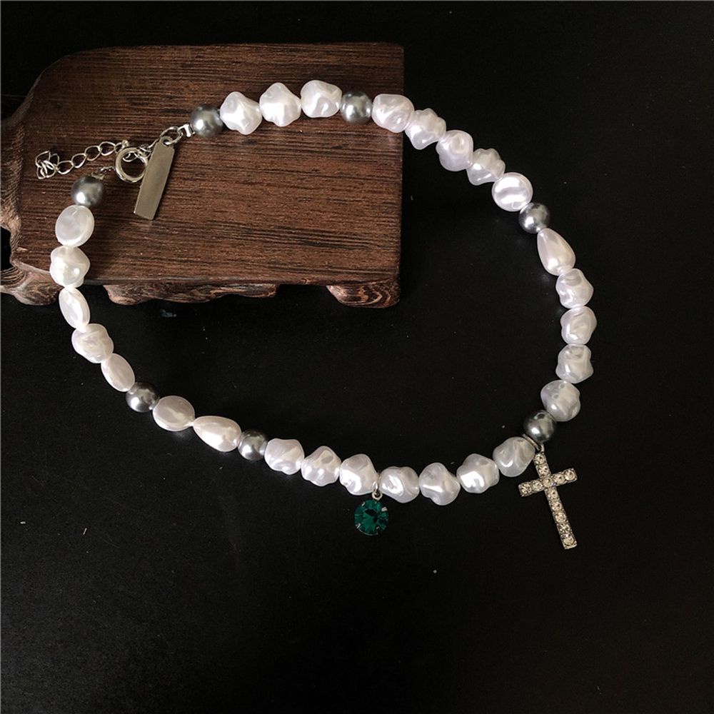 Vòng cổ choker đính ngọc trai nhân tạo nhiều màu phong cách Hàn Quốc thời trang thanh lịch cho nữ