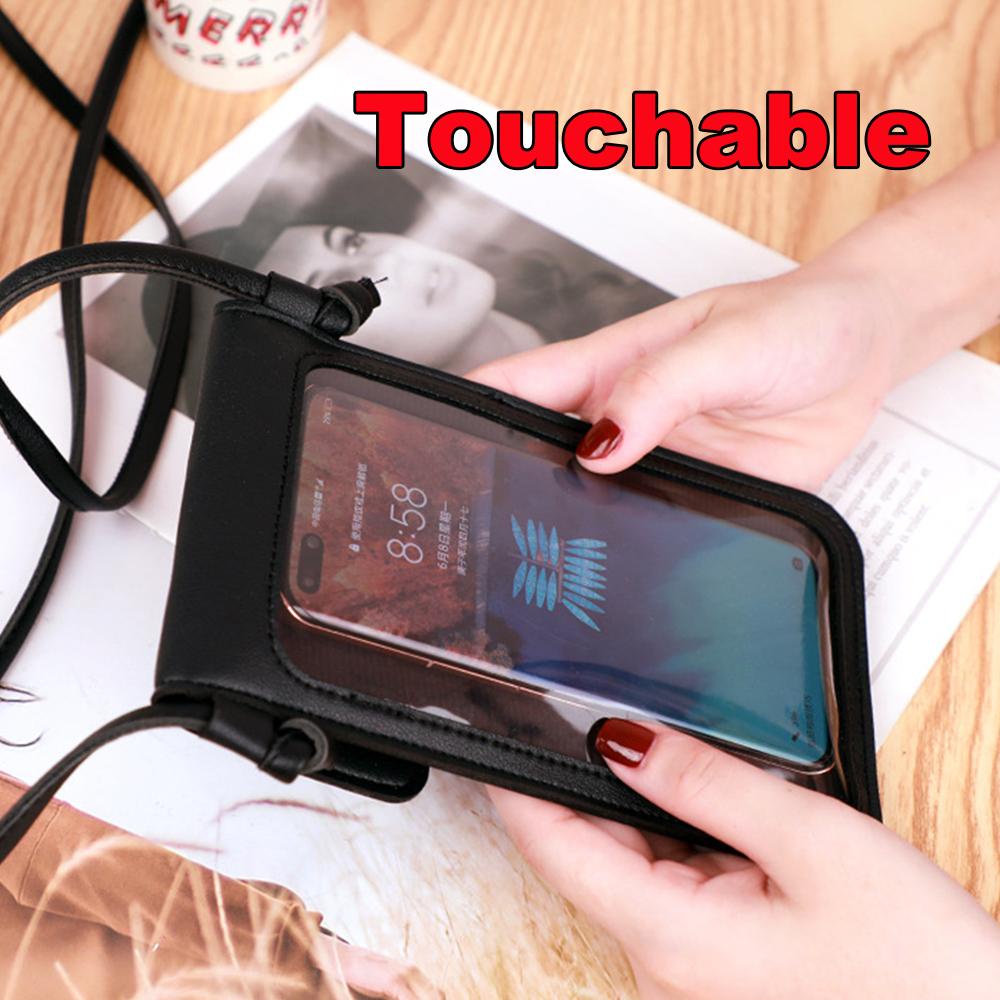 Túi Da PU Đựng Điện Thoại Di Động Tiện Lợi