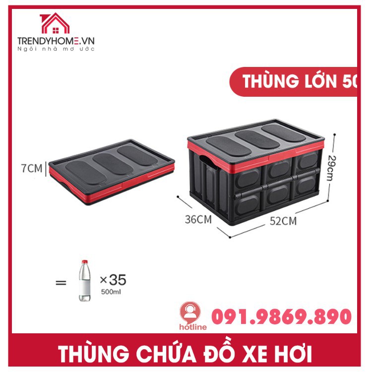 Thùng chứa đồ cho xe hơi , thùng đa năng cho ô tô, thùng chứa đồ tiện lợi để đồ khi đi dã ngoại