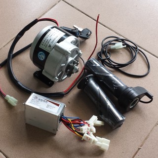Bộ combo chế xe điện motor giảm tốc 24v - 250w